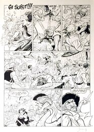 Planche originale 17 de Barracuda Tome 2 Planche originale 17 de Barracuda Tome 2
