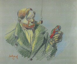 André Juillard - Illustration : Blake et Mortimer - Tome 14 - La machination Voronov - Illustration originale