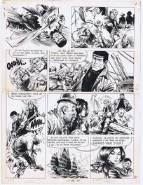 William Vance - Bob Morane - planche originale - Planche originale