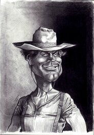 Jean-Marc Borot - Mon nom est Personne, Terrence Hill. - Original Illustration