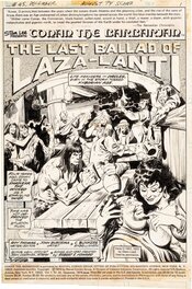 Conan the Barbarian #45 page 1 "The Last Ballad of Laza-Lanti"