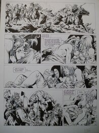 Jean-Yves Mitton - Chroniques Barbares tome 2 planche 7 - Planche originale