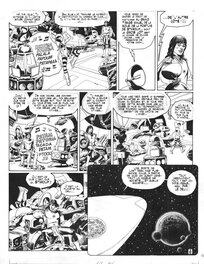 Julio Ribera - Planche originale 3 du VAGABOND DES LIMBES tome 16 "Le dépotoir des étoiles" - Planche originale