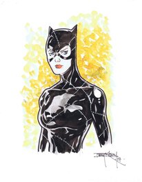 Barry Kitson - Catwoman par Kitson - Illustration originale
