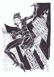 Ingo Römling - Catwoman par Römling - Illustration originale