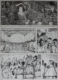 Milo Manara - El Gaucho planche 56 - Planche originale