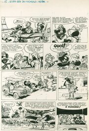 Jean-Claude Fournier - Spirou et Fantasio Le Gri-Gri du Niokolo - Koba - Planche originale