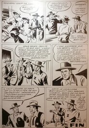 André Oulié - Les aventures de Zorro - Justice de l'ouest - Planche originale