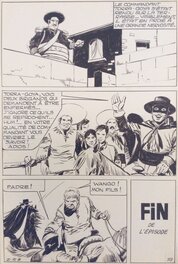 Jean Pape - L'ombre de Zorro - Planche originale