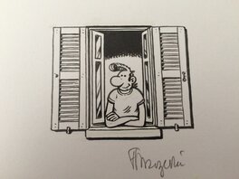 Frank Margerin - Lucien - Original Illustration