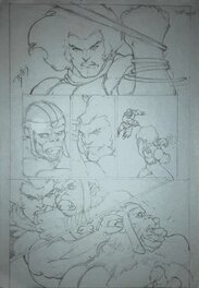 Ed Benes - Thundercats - The Return #2 p7 - Crayonné - Planche originale