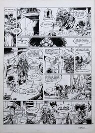 Crisse - L'épée de Cristal - T.2: Le regard de Wenlock, p 14 - Planche originale
