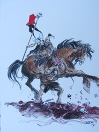 Gilles Mezzomo - Conan le barbare - Original Illustration
