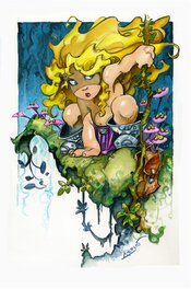 Azpiri - Baby Lorna - Original Illustration