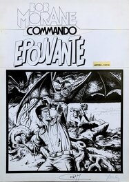 Coria - Bob MORANE  " Commando Epouvante " planche n° 1 - Planche originale
