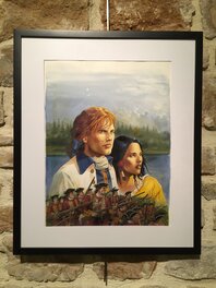 Oeuvre encadrée et exposée au Fort de Vaise Oeuvre encadrée et exposée au Fort de Vaise