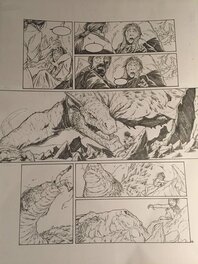 Sylvain Guinebaud - Planche "La Geste des Chevaliers Dragons" T.3 - Comic Strip