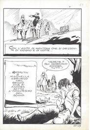 Mario Janni - Maghella #45 P49 - Planche originale