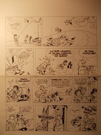 Marc Wasterlain - Le Docteur Poche n° 3, « Les belles Vacances », planche 20, 1979. - Planche originale