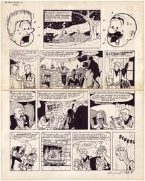 Tibet - Chic Bill, "La peur bleue", pl. 1. - Comic Strip