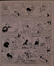 Roger Mas - Gag de "Léo, bête à part" par Roger MAS - Planche originale