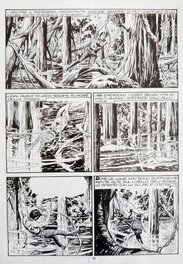 Franco Donatelli - Zagor  L'Esprit à la Hache ! - Planche originale