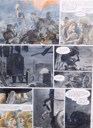 Hermann - Jeremiah - Mercenaires - T.20 - Planche originale