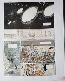 Serge Pellé - Planche 1 de l'album "ruptures", série ORBITAL - Comic Strip