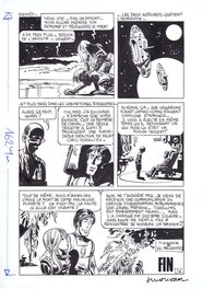 Jean-Claude Mézières - Mezieres: VALERIAN, TISIRILLITIS L'ASTEROIDE P. 16 - Planche originale