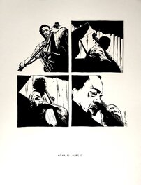 Étude préalable pour son personnage de Mingus Étude préalable pour son personnage de Mingus