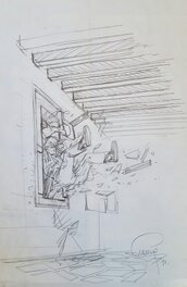 Philippe Francq - Crayonné préparatoire Largo Winch tome 2 - Original art