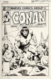 John Buscema - Conan 124 cover-John Buscema - Couverture originale