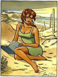 Jean-Claude Denis - Marianne dans "Quelques mois à l'Amélie" - Illustration originale