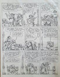 Jean-Marc Lelong - Carmel Cru Le Calvaire Planche 3 - Planche originale