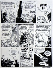 Julien/CDM - Cosmik Roger – Le maitre des Ténèbres (Planche 2/3) - Planche originale