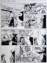 Julien/CDM - Cosmik Roger – Le maitre des Ténèbres (Planche 3/3) - Planche originale