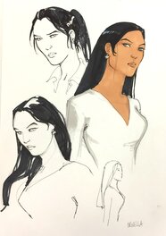 Henri Reculé - Ornella - Original Illustration