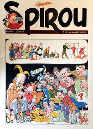 Al Severin - Al Severin - Journal de Spirou du 21 avril 2038 (Illustration inédite) - Couverture originale