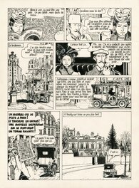 Planche originale - 1976 - Adèle Blanc-Sec : Le démon de la Tour Eiffel