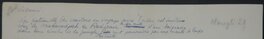 Long résumé manuscrit par le dessinateur au stylo bille bleu sur la marge supérieure. Long résumé manuscrit par le dessinateur au stylo bille bleu sur la marge supérieure.