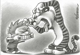 Joan Vizcarra - Calvin & Hobbes Inspiration 3 - Original Illustration