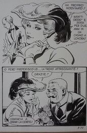 Leone Frollo - Le train bleue - Planche originale