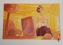 Sébastien Morice - Illustration Facteur pour Femmes - Original Illustration