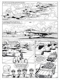 Francis Bergèse - Bergèse : Buck Danny tome 47 planche 7 - Comic Strip