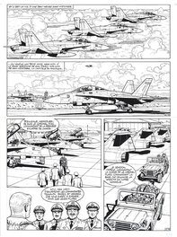 Francis Bergèse - Bergèse : Buck Danny tome 47 planche 7 - Planche originale