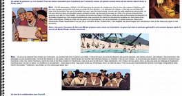Page de BD Paradisio avec l'interview de Blain au moment de la sortie du premier Isaac... Page de BD Paradisio avec l'interview de Blain au moment de la sortie du premier Isaac...