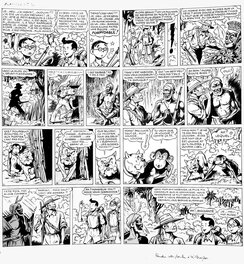 Oscar Hamel et Isidore - Planche originale