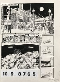 Gérald Forton - Atlantic City - Planche originale