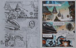 Crayonné Préparatoire Planche 39 du Tome 8 Crayonné Préparatoire Planche 39 du Tome 8