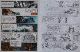 Crayonné Préparatoire Planche 40 du Tome 8 Crayonné Préparatoire Planche 40 du Tome 8
